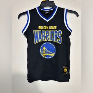 Ultra Game NBA Golden State Warriors Kids Jersey Sleeveless Muscle Size 10-12